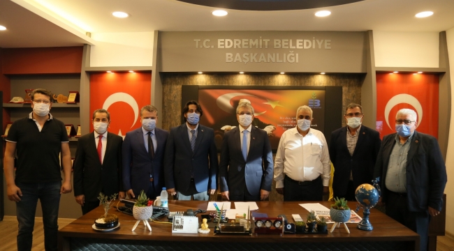 EDREMİT'İN KALBİ ZEYTİN ÜRETİMİNE BÜYÜK DESTEK