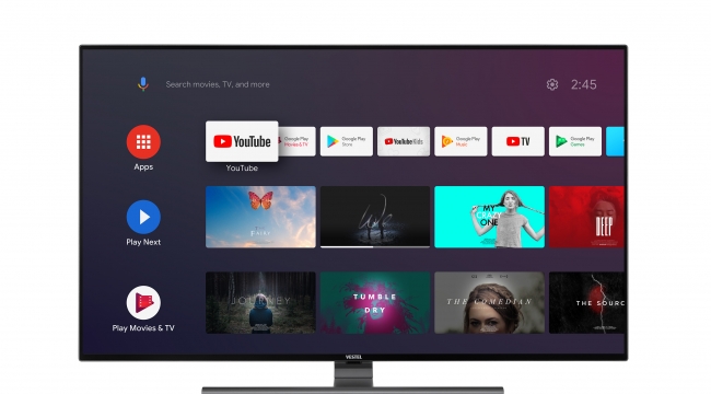 GELECEĞİN TELEVİZYONU 'VESTEL ANDROİD TV' GÖRÜCÜYE ÇIKTI