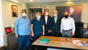 Gelecek Partisinden hayırlı olsun ziyareti.