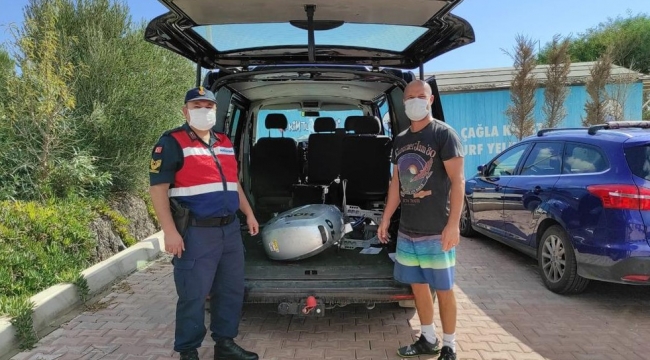 İzmir'de tekne motoru çalan 5 şüpheli  Yakalandı
