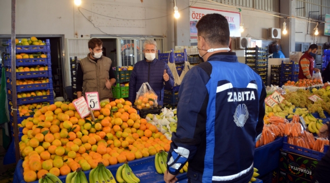 Aliağa'da Denetimler Sıklaştı, Maskesiz Girişlere İzin Yok