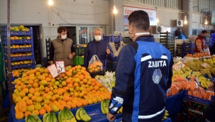 Aliağa'da Denetimler Sıklaştı, Maskesiz Girişlere İzin Yok