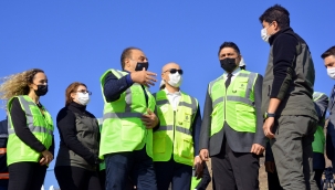 Aliağa'da Fidanlar Toprakla Buluştu