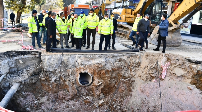 Başkan Soyer, taşkınları sona erdirecek projeleri yerinde inceledi