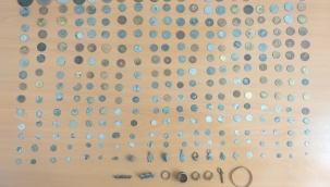 Bergama'da Operasyonda 284 adet tarihi eser ele geçirildi