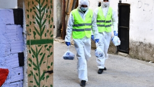 Evinde Covid tedavisi görenlere Büyükşehir'den yemek