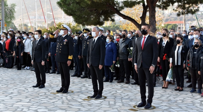 FOÇA, ULU ÖNDER ATATÜRK'Ü ANDI