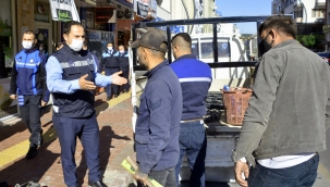 Vatandaşlara Maske ve Sosyal Mesafe Kuralları Hatırlatıldı