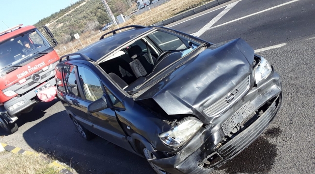 Aliağa'da Trafik Kazası :1 yaralı