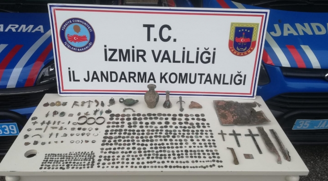 Araçta 575 adet tarihi eser ele geçirildi 