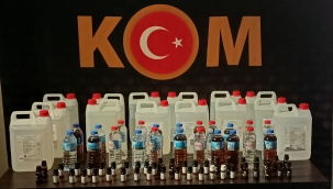 Bergama ilçesinde polis yılbaşı öncesi kaçak içki operasyonu