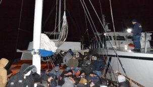 İzmir'de 175 düzensiz göçmen ile 1 göçmen kaçakçısı yakalandı