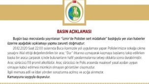 İzmir Valiliğinden polis tarafından vatandaşa darp iddialarına yönelik açıklama