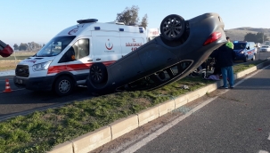 Aliağa'da trafik kazası : 2 Yaralı