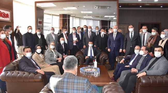 Başkan Vekili Pehlivan AK Parti milletvekillerini ve il yönetimini ağırladı