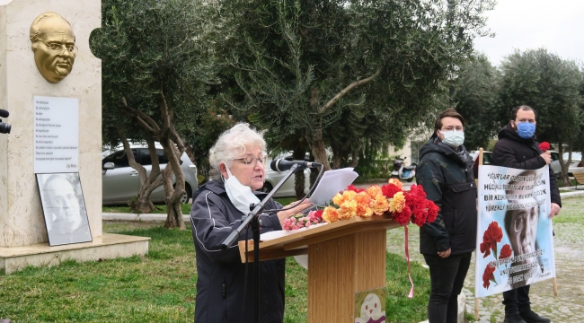 FOÇA'DA UĞUR MUMCU'YU ANMA TÖRENİ