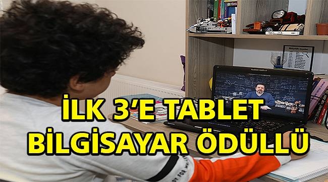 LGS ve YKS öğrencilerine tablet ödüllü sınav