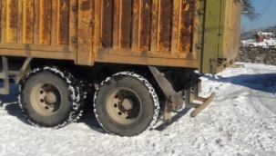 Süt için yollara tuz