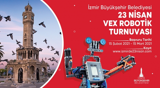 Büyükşehir'den 23 Nisan'da Vex Robotik Turnuvası