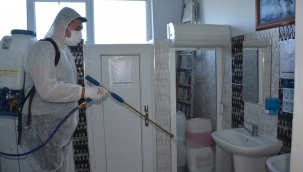 Dikili'de Okullarda Korona Temizliği