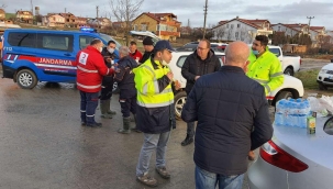 SELDEN ETKİLENENLERE KIZILAY DESTEĞİ