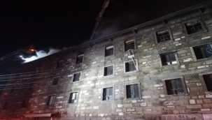  4 katlı tekstil atölyesinde yangın