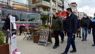Aliağa'da Kovid-19 Denetimleri Hafta Boyunca Sürecek