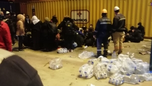 Aliağa'da Liman İşçileri sesleri duyunca şok oldu