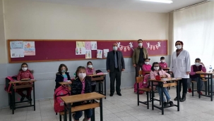 Aliağa'da yüz yüze eğitim yeniden başladı