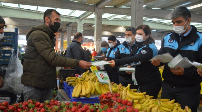 Aliağa Pazarlarında Düzenleme ve Denetimler Devam Ediyor