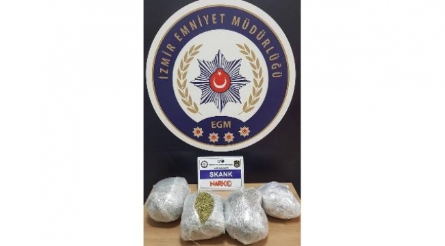 Araçtan 4 kilo 250 gram uyuşturucu madde çıktı