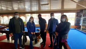 Başkan Oğuzhan , yeniden hizmete açılan işyerlerini ziyaret etti 