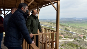 Başkan Serkan Acar ve Kaymakam Ömer Karaman'dan Proje Alanlarına Ziyaret