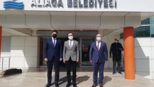  İzmir  İl Milli Eğitim Müdürü'nden Aliağa 'ya Ziyaret