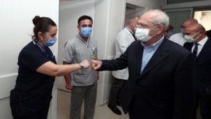 Kılıçdaroğlu korona kahramanlarıyla buluştu