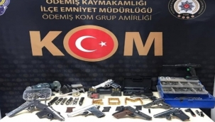 Kuru sıkıdan bozma tabanca yapan şüpheli yakalandı