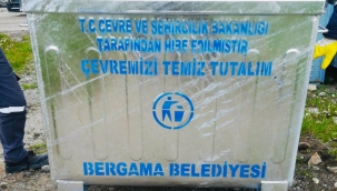 Bergama'ya 300 çöp konteynırı geliyor