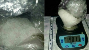 Bir kadının saç boyası kutusundan uyuşturucu çıktı