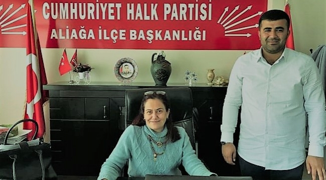 CHP Aliağa  İlçe Başkanı ve Gençlik Kolları Başkanı  emniyette ifade verdi