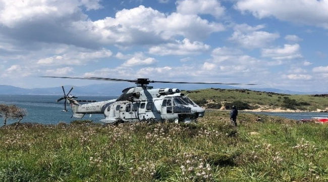 Düşen askeri eğitim uçağında sağ kurtulan pilotlar hastaneye sevk edildi