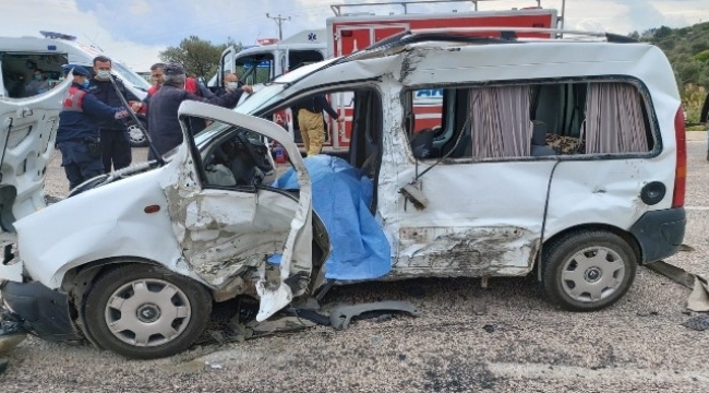 İzmir'de trafik kazası: 1 ölü