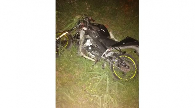 Metrelerce sürüklenen motosiklet sürücüsü yaşamını yitirdi