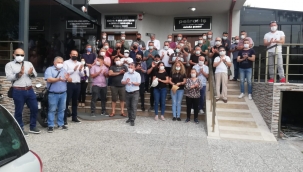 Aliağa Emek ve Demokrasi Platformu'ndan İsrail protestosu