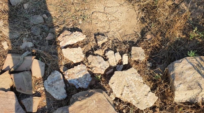 Beydağ Barajı suları çekilince Roma İmparatorluğu kalıntıları ortaya çıktı