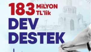 İzmir Büyükşehir Belediyesi'nden 183 milyon liralık pandemi desteği