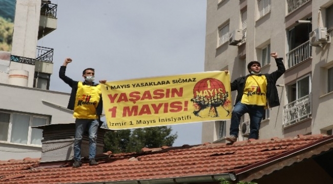 İzmir'de izinsiz 1 Mayıs gösterisinde gözaltına alınan 31 kişi serbest