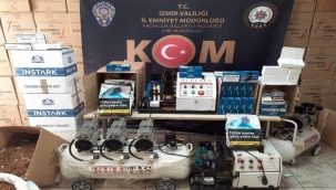 İzmir'de kaçak sigara ve alkol üreticilerine 2 milyon TL'lik darbe