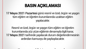 MEB'den uzaktan eğitim kararı