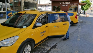 Ticari Taksiler Dezenfekte Ediliyor