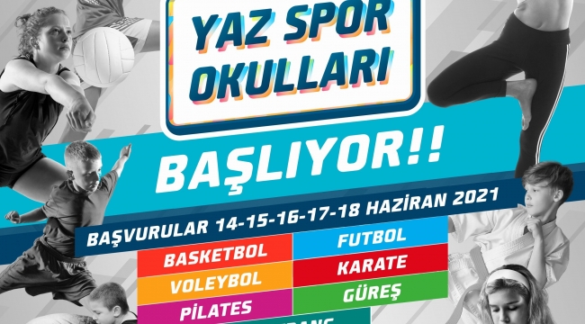 Aliağa Belediyesi Yaz Spor Okulları Açılıyor